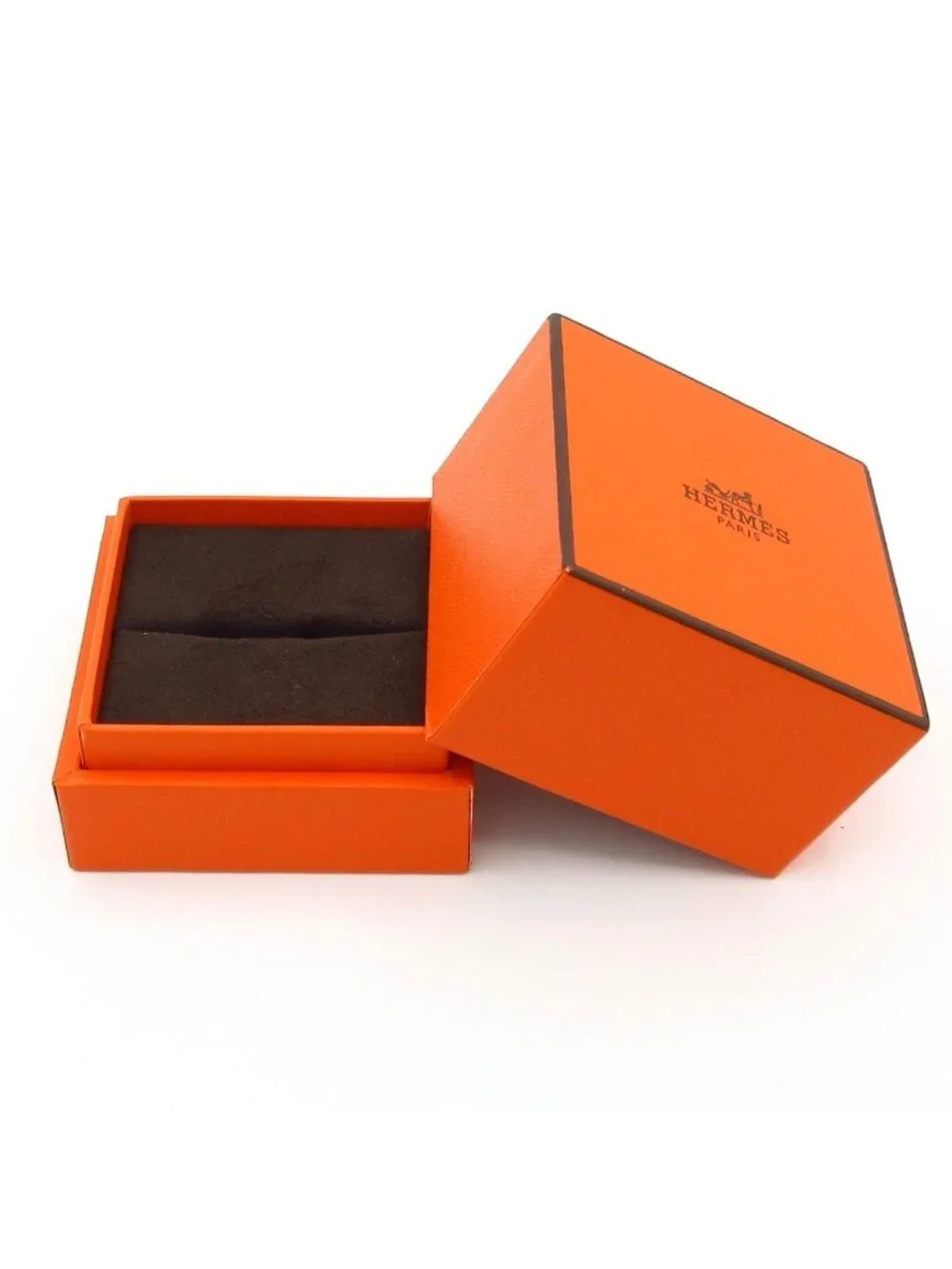 Hermes Ring 51 Collier de Champagne Silver